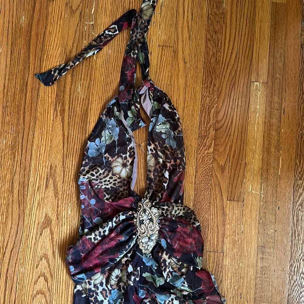 Jaded london mini halter dress